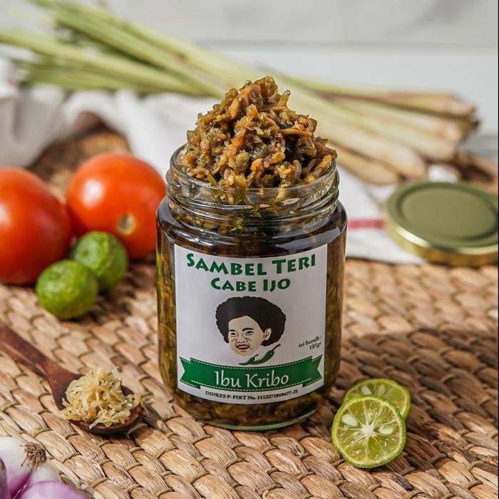 

BisaInstan- SAMBEL TERI CABE IJO Sambal Ibu Kribo Khas Bogor