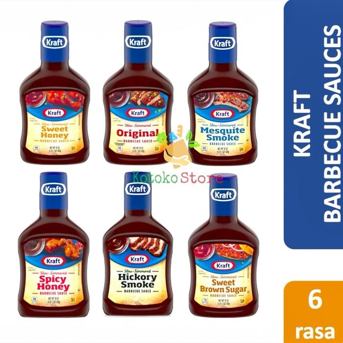 

BisaInstan- Kraft Barbeque Sauce / Saus BBQ Kraft 510gr
