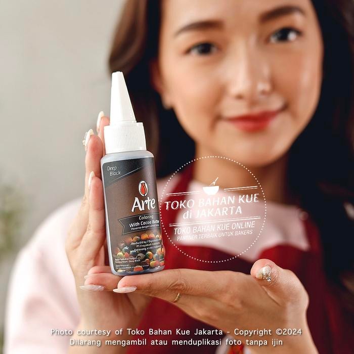 

BisaInstan- Tulip ARTE DEEP BLACK Chocolate Coloring Cocoa Butter Pewarna HITAM