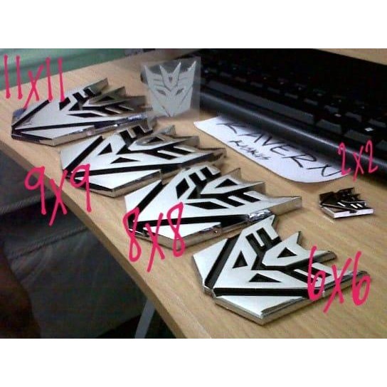 EMBLEM TRANSFORMERS DECEPTICON MINI