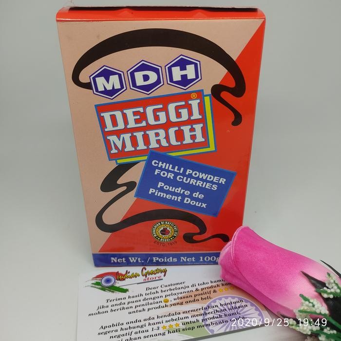 

Kirim,HariYgSama- DEGGI MIRCH MDH