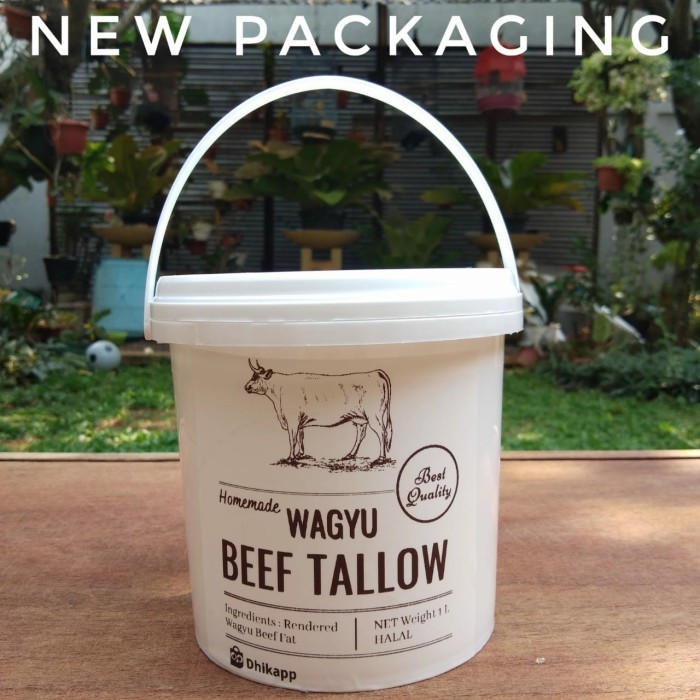 Kirim,HariYgSama- USA & Wagyu Beef Tallow Halal Grainfed Minyak Padatan Sapi Butter