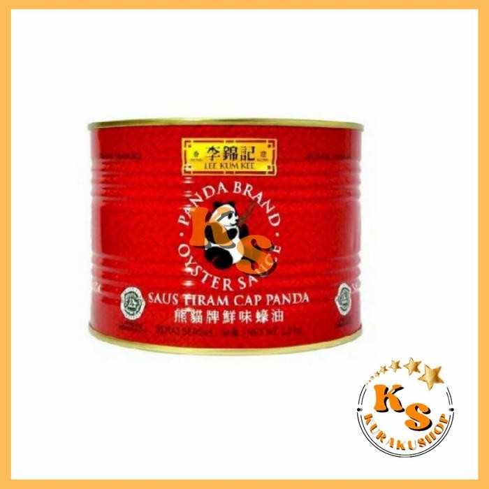 

BisaInstan- lee kum kee panda brand oyster sauce / saus tiram cap panda kaleng