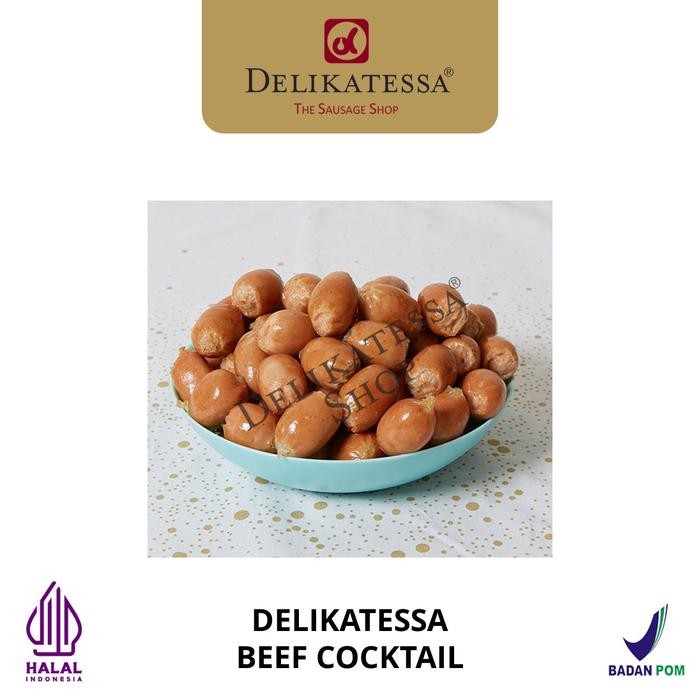 

Kirim,HariYgSama- DELIKATESSA BEEF COCKTAIL 300 GR SOSIS SAPI HALAL