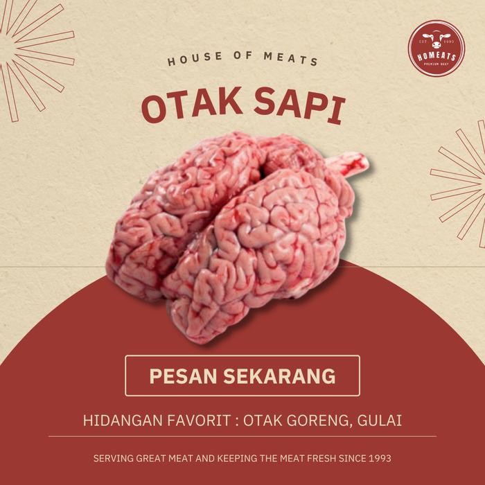

Kirim,HariYgSama- Otak Sapi Lokal Segar