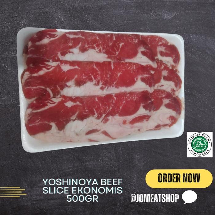 

Kirim,HariYgSama- Yoshinoya Beef Slice Ekonomis Trimming 500gram