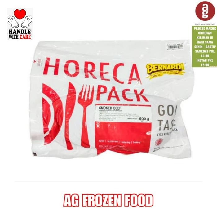 

Kirim,HariYgSama- Bernardi Smoke Beef Bulat VP Horeca Pack 500grm
