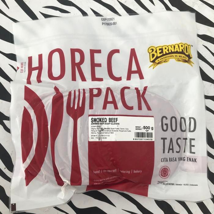 

Kirim,HariYgSama- BERNARDI SMOKED BEEF HORECA PACK 500gr