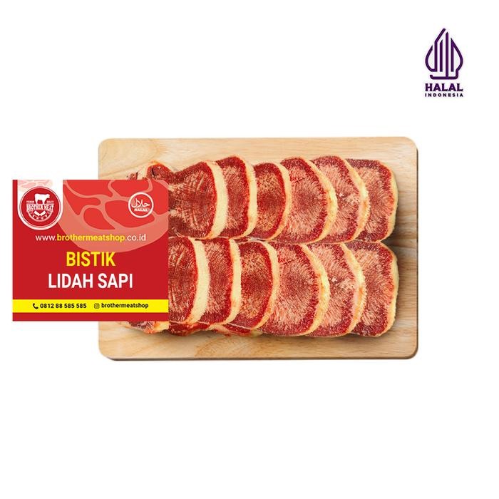 

Kirim,HariYgSama- Bistik Lidah Sapi 500gr Frozen Halal, Brothermeatshop