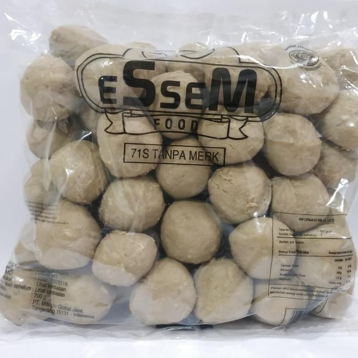 

Kirim,HariYgSama- Bakso sapi polos spesial baso essem food isi 50 MUI Halal