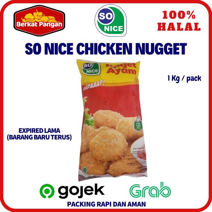 

Kirim,HariYgSama- So Nice Chicken Nugget 1 Kg
