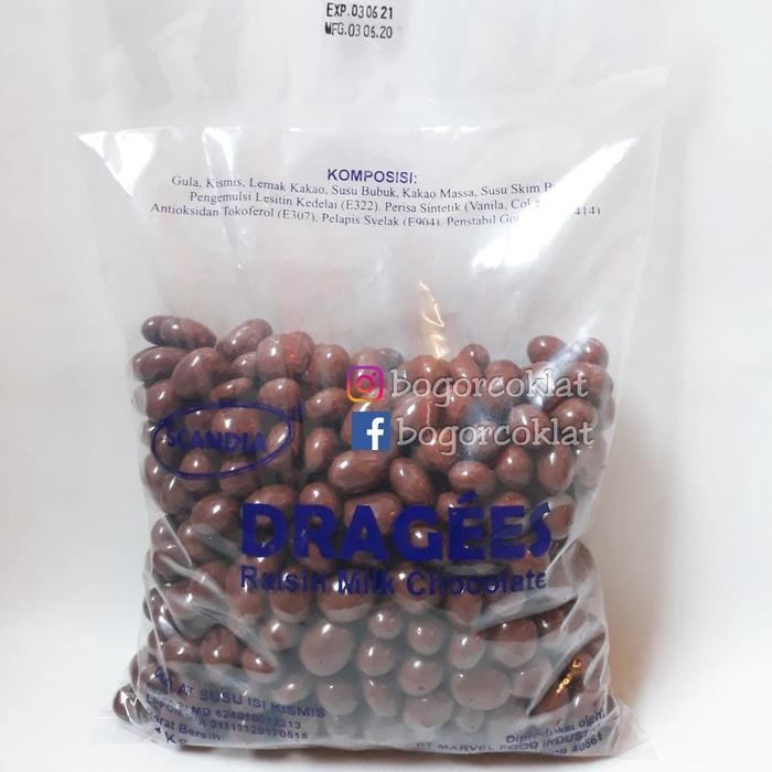 

Kirim,HariYgSama- Coklat Scandia Kismis 1kg
