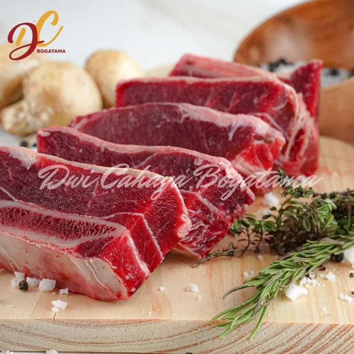 

Kirim,HariYgSama- Iga daging tebal shortribs sapi aussie 500gr
