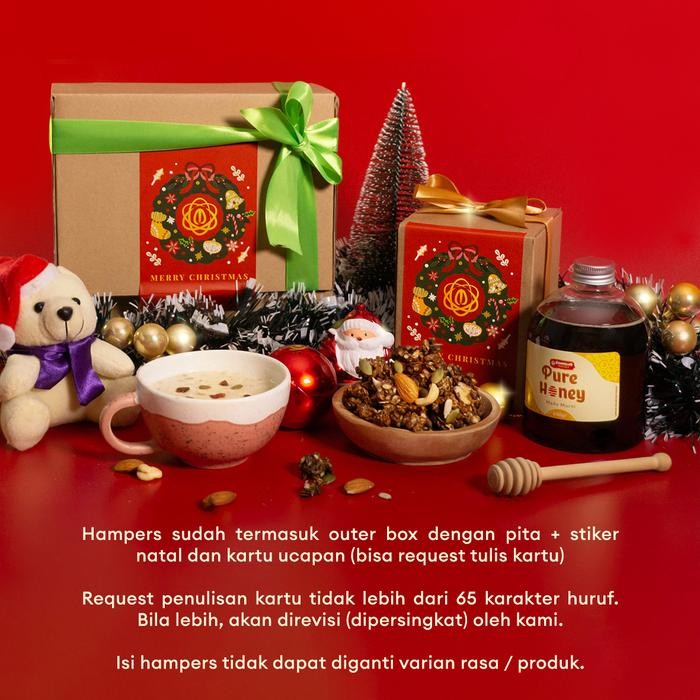 

Kirim,HariYgSama- Hampers Natal Granolab Muesli Christmas Hampers / parcel natal