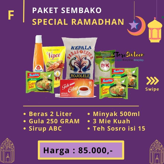

Kirim,HariYgSama- PAKET SEMBAKO RAMADHAN F (PAKET SEMBAKO MURAH) SIRUP ABC