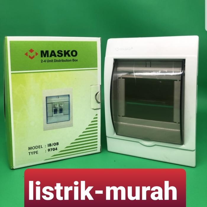 MASKO 9704 BOX MCB 2-4G 4G GROUP IB OB INBOW OUTBOW 4 GROUP