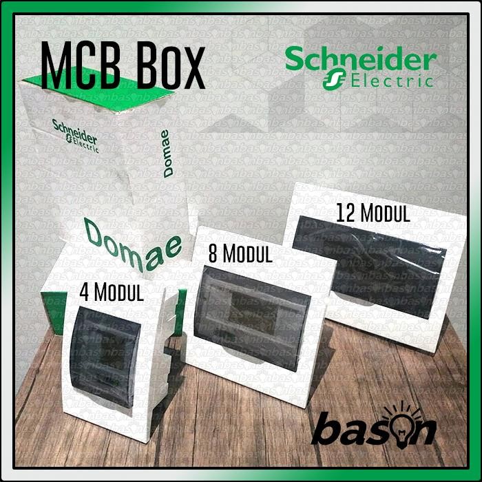 JT READY SCHNEIDER MCB BOX 4 / 8 / 12 MODUL - DOMAE MCB PANEL