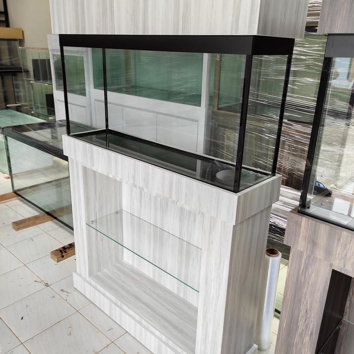 (TOP) KABINET AQUARIUM PARTISI RUANGAN 100CM