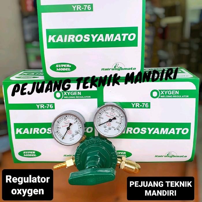 Regulator Las Oxygen Yamato Yr 76 / Regulator Gas Oksigen Yamato Yr76 - Asli