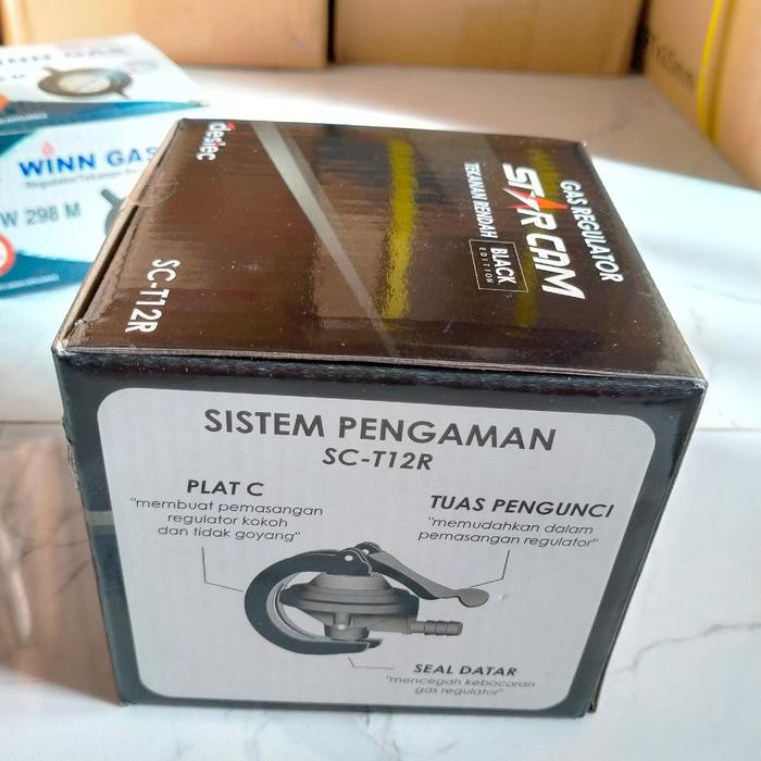 Kepala Gas Jepit Regulator Gas Star Cam Jepit - Asli