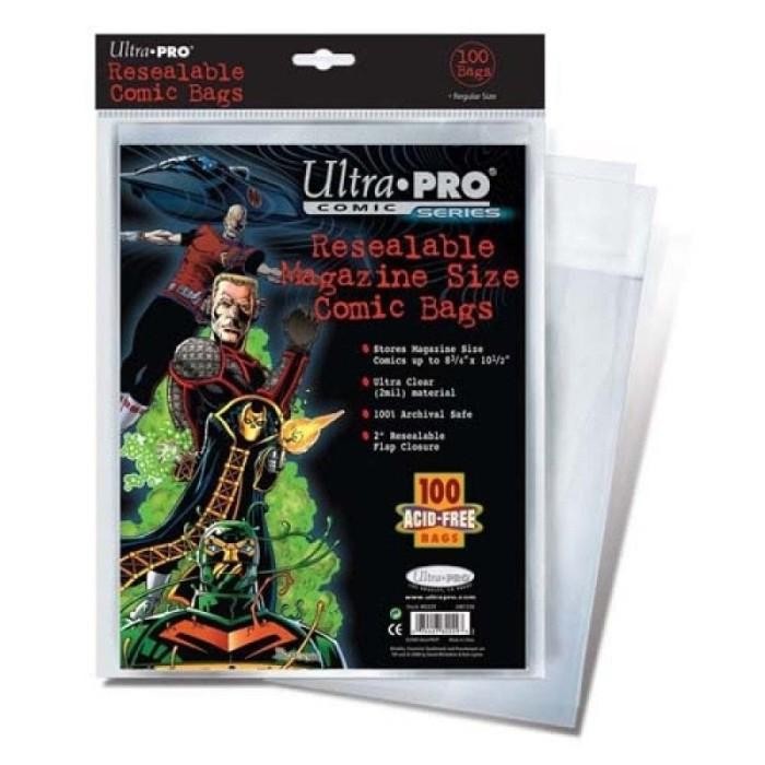 Terlaris 10lembar Ultra Pro Magazine Size Resealable Comic Bags SALE