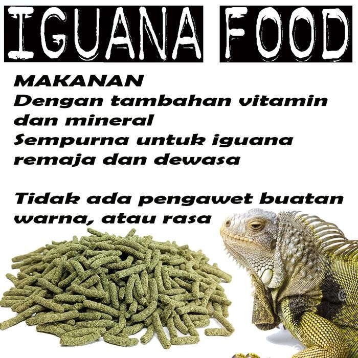 TERMURAH 70 GR MAKANAN IGUANA HIJAU DIAMOND PELET PAKAN HEWAN REPTILE IGUANA JUVENILLE-ADULT