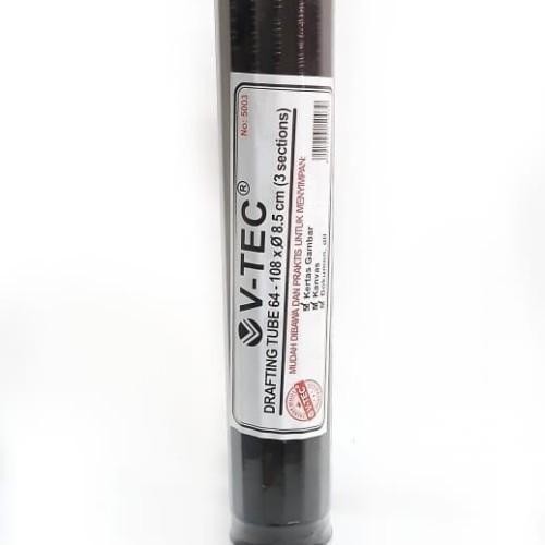 

ready stok tabung gambar / drafting tube 64-108x8.5 cm ( 3 sections ) v-tec 5003 original
