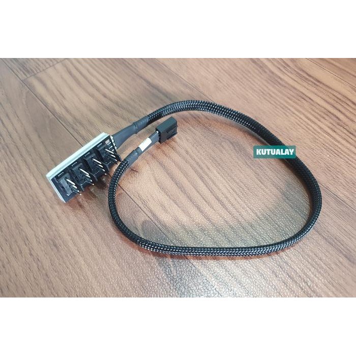 Juara_Tecno Konektor Fan Hub 4 Pin To 3/4 Pin 4 Port Pc Pwm Splitter Kipas Cpu