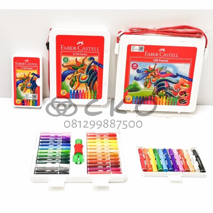 

ready stok crayon faber castell oil pastel hexagonal 12c/24c/48c original