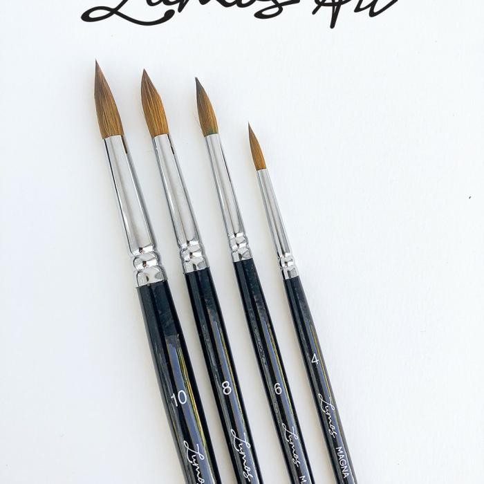 

ready stok lumos art magna watercolor brush kuas cat air mixhair original