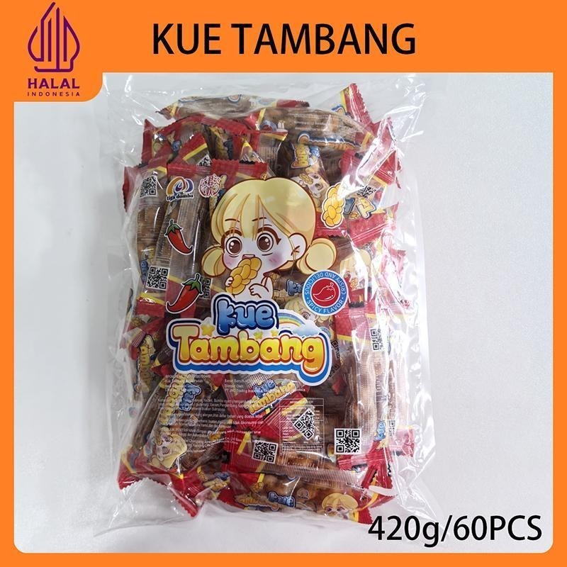 

[Halal] Kue tambang Rasa Pedas & Manis utir utir dari isi 60 pcs per bag