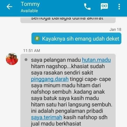 

Terlaris- Madu Hitam Baduy Sangat Baik Sebagai Obat Segala Penyakit Harga Promo -Gratisongkir