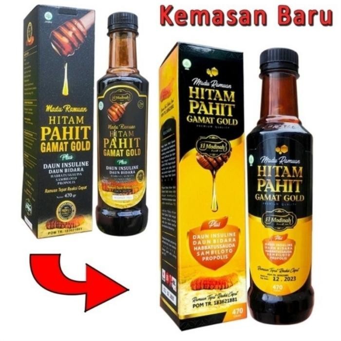 

Terlaris- Madu Ramuan Hitam Pahit Gamat Gold Elmadinah -Gratisongkir