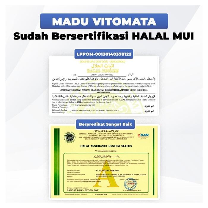 

Terlaris- Madu Vitomata Ori Maduvitomata Vitamata Fitomata Vito Mata -Gratisongkir