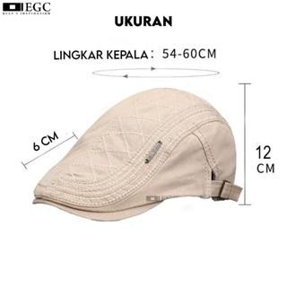 Patino Hat Topi Flat Cap Pet Pelukis Sutradara Pria Wanita - Mk-192 Pin Motif #Gratisongkir