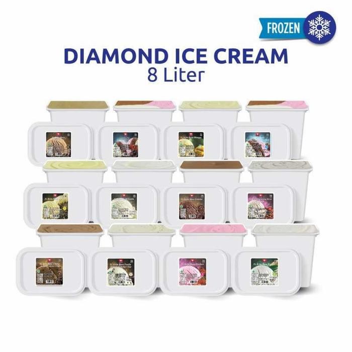 

NewZbgt- Ice Cream Diamond 8 liter / Es Krim Diamond 8ltr