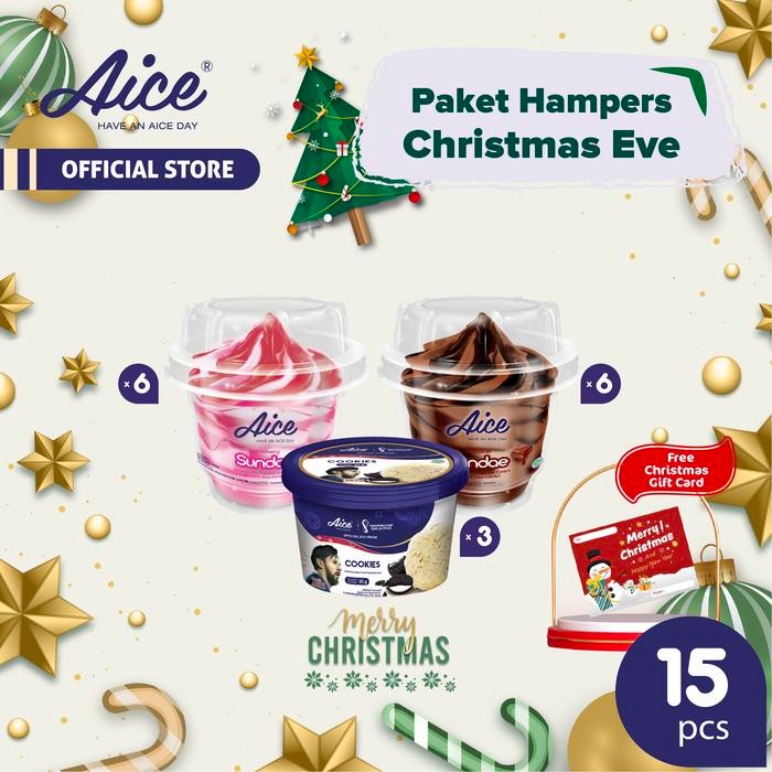 

NewZbgt- Paket Hampers Christmas Eve Aice Ice Cream Spesial Hampers Natal