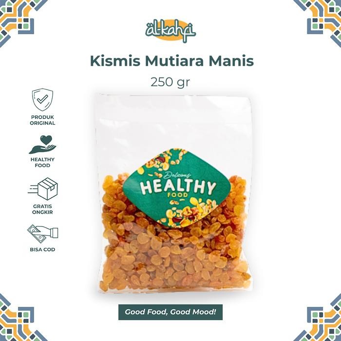 

NewZbgt- Kismis Mutiara Manis 250 Gram Kismis Simin Original