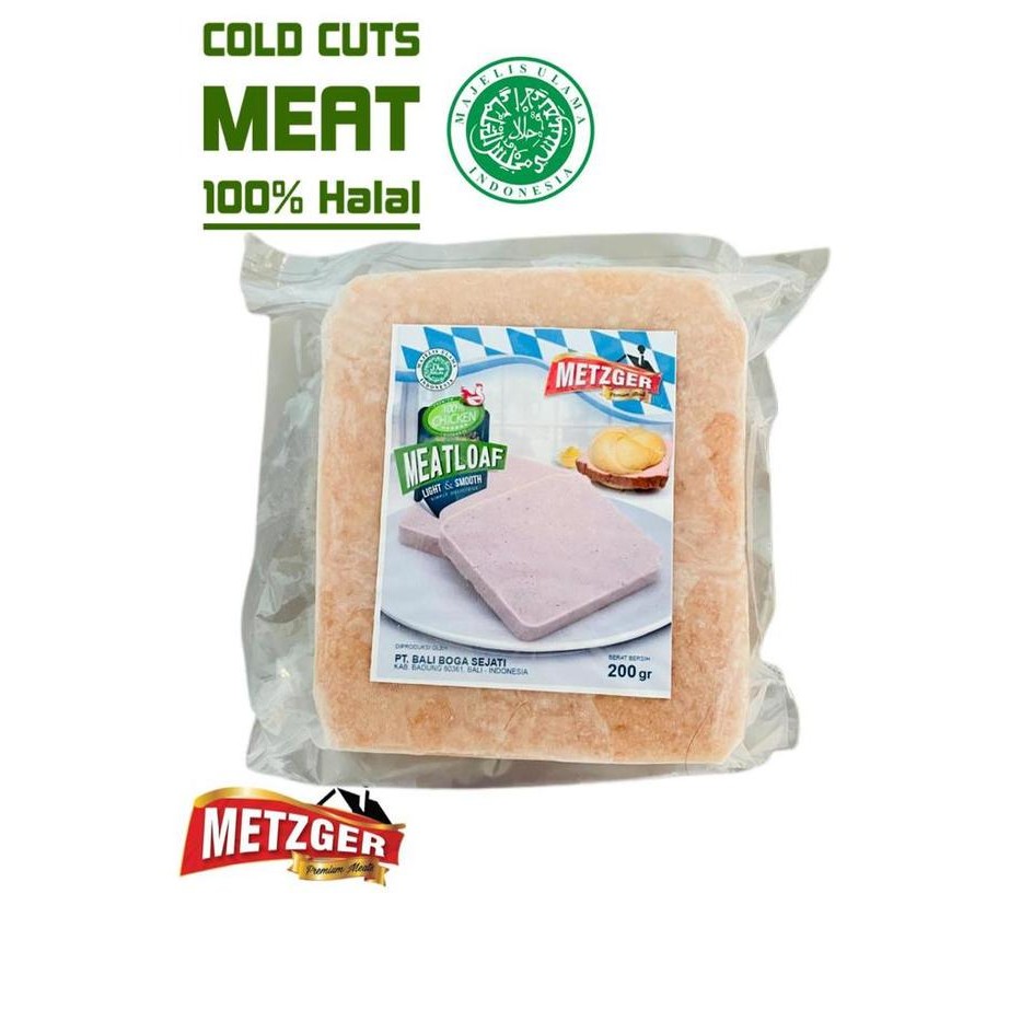 

NewZbgt- LUNCHEON AYAM METZGER MEATLOAF HALAL 200g HOMEMADE STYLE FRESH