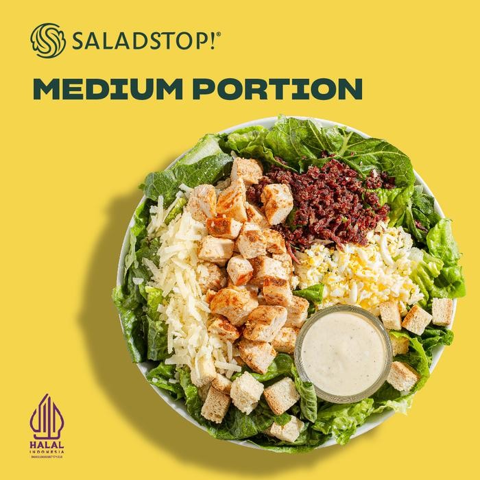 

NewZbgt- SaladStop! Medium Portion Hail Caesar with Roasted Chicken Salad
