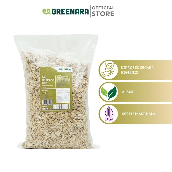 

NewZbgt- Kuaci Kupas Mentah 1 Kg / Raw Sunflower Seed