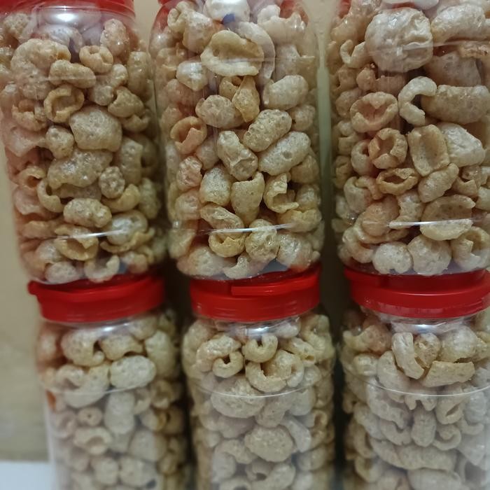 

NewZbgt- krupuk kulit babi kualitas premium toples 3 liter