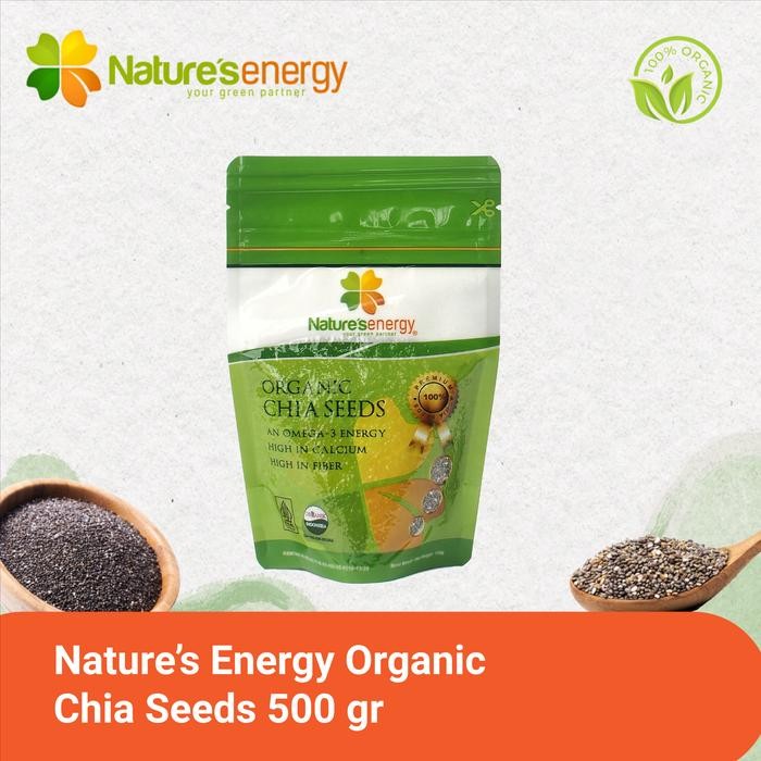 

NewZbgt- Natures Energy Organic Chia Seeds 500 gr