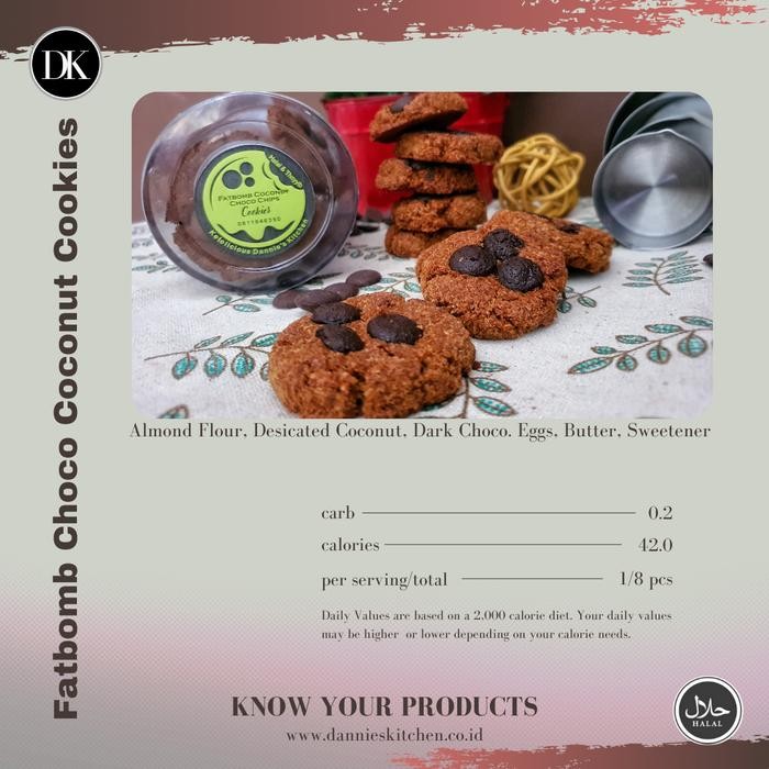 

NewZbgt- Fatbomb Coconut Choco Chips Cookies "FCCCC" KETO