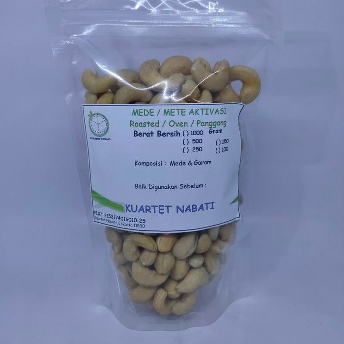 

NewZbgt- 250gr Activated Cashew Nuts - Mede - Aktivasi Kacang Mete Matang