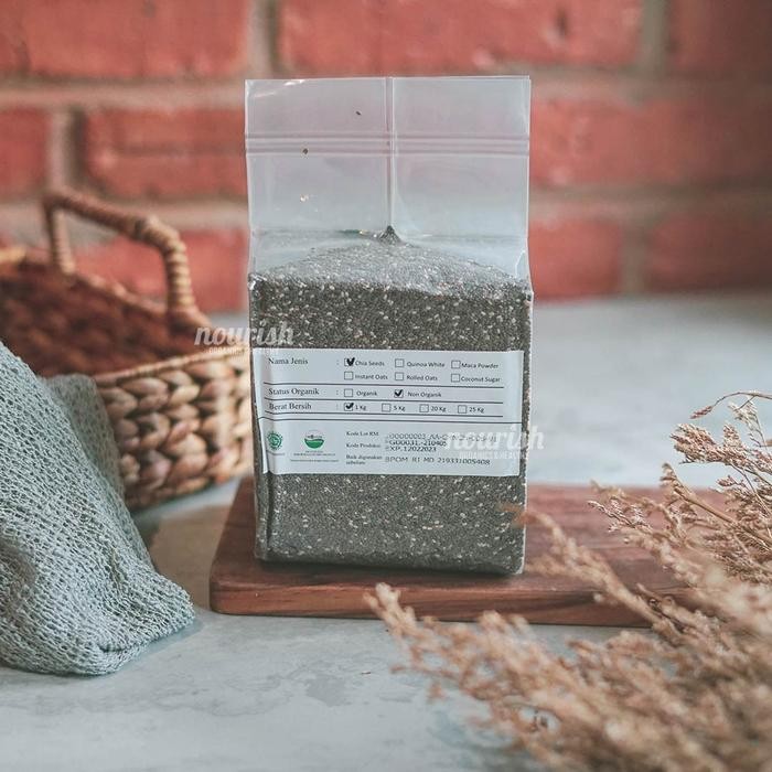 

NewZbgt- Nature's Energy, Natural Black Chia Seed 1kg