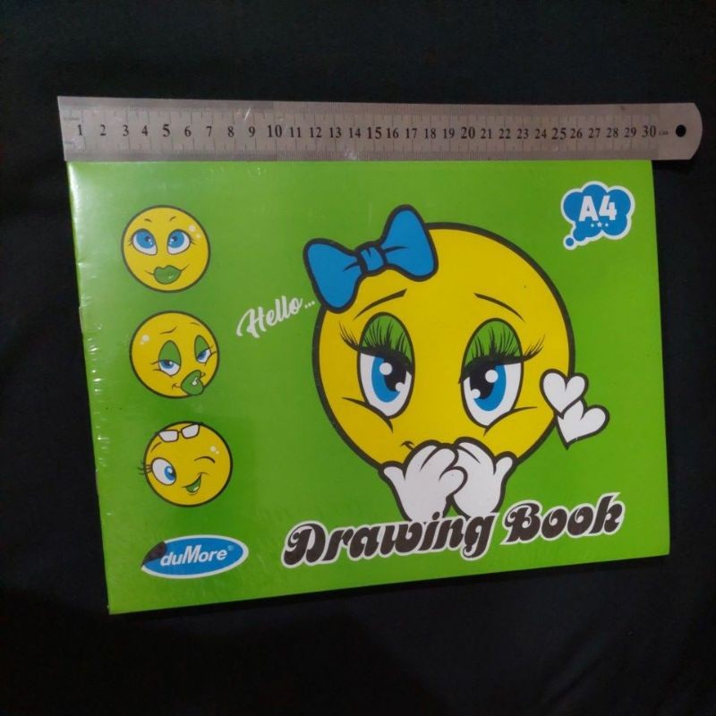 

Buku Gambar Kecil merk "duMore" ukuran A4 isi 10buku/pak. Drawing book A4. Made in Indonesia.