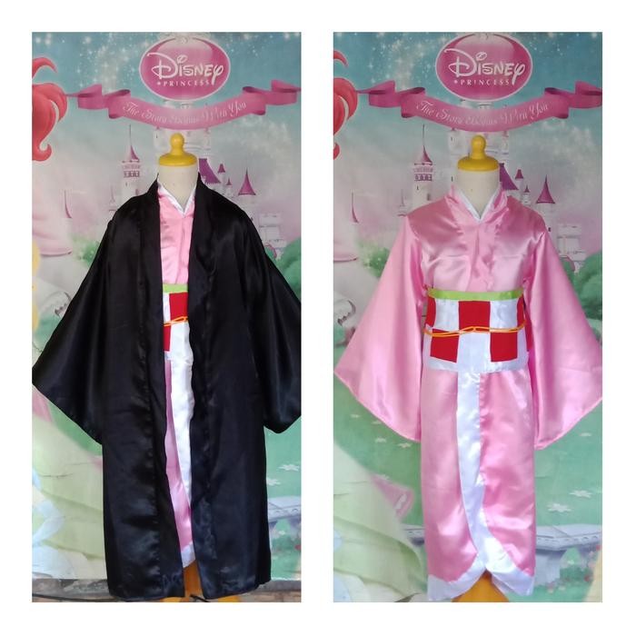 Promo Nezuko Kamado Kostum Anime Anak Cosplay Demon Slayer