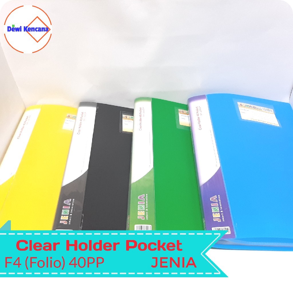 

Clear Holder PP Pocket F4 (Folio) JENIA