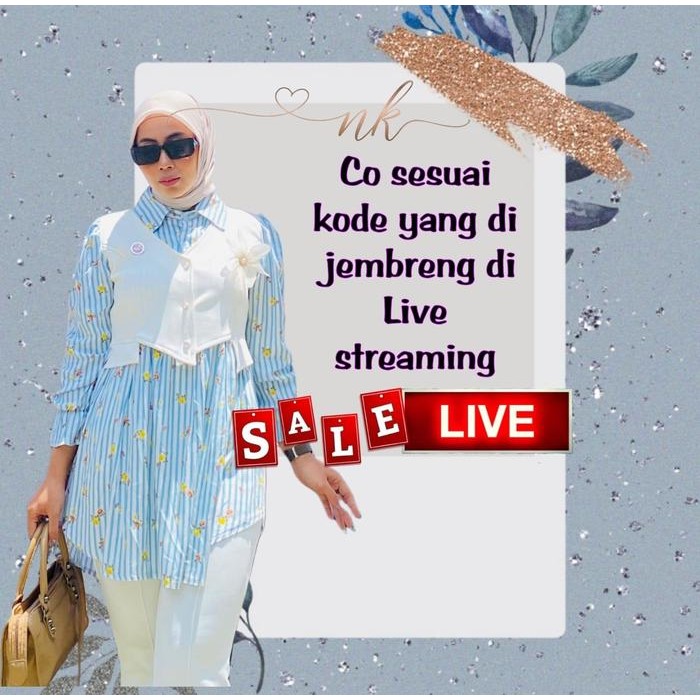 Hijara- NK Original - Gamis dan Setelan Sale Baju Muslim Wanita Seseuai Kode